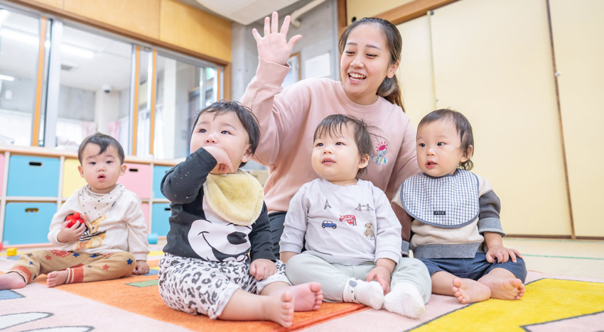 1日の流れ 順次登園|かがやき認定こども園 | 社会福祉法人 愛和福祉会
